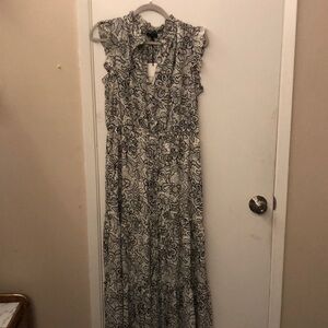 Black & White Maxi Dress